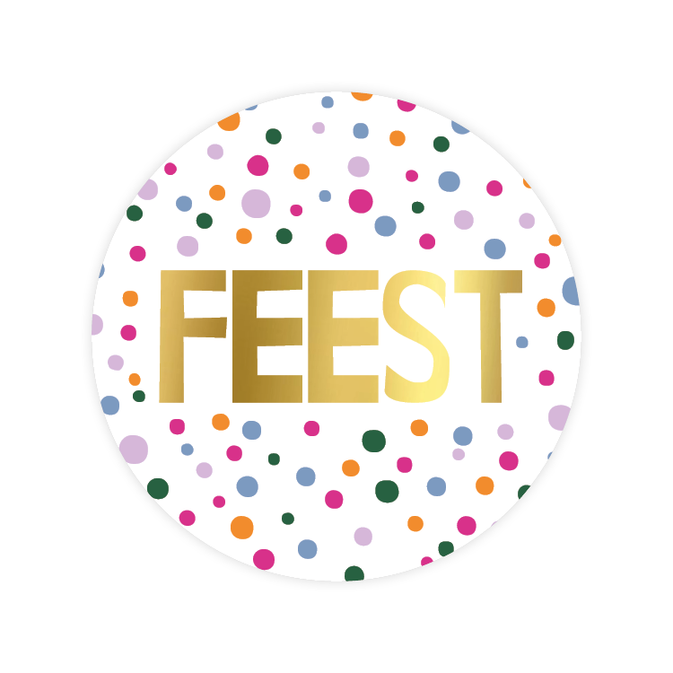 Stickers Feest - 5 stuks
