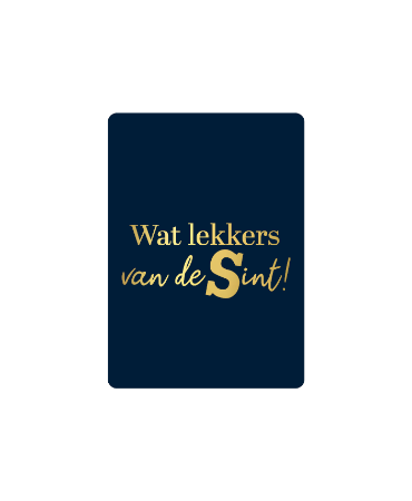 Cadeaukaartje Wat lekkers van de Sint!