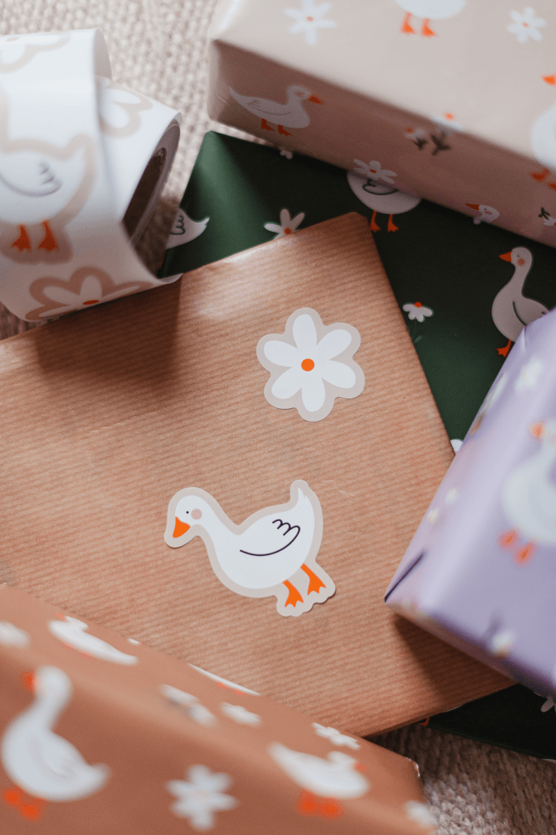 Stickers Baby goose (6 stuks)