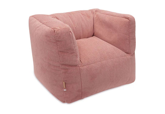Kinderstoeltje Jollein corduroy roze (bean bag)