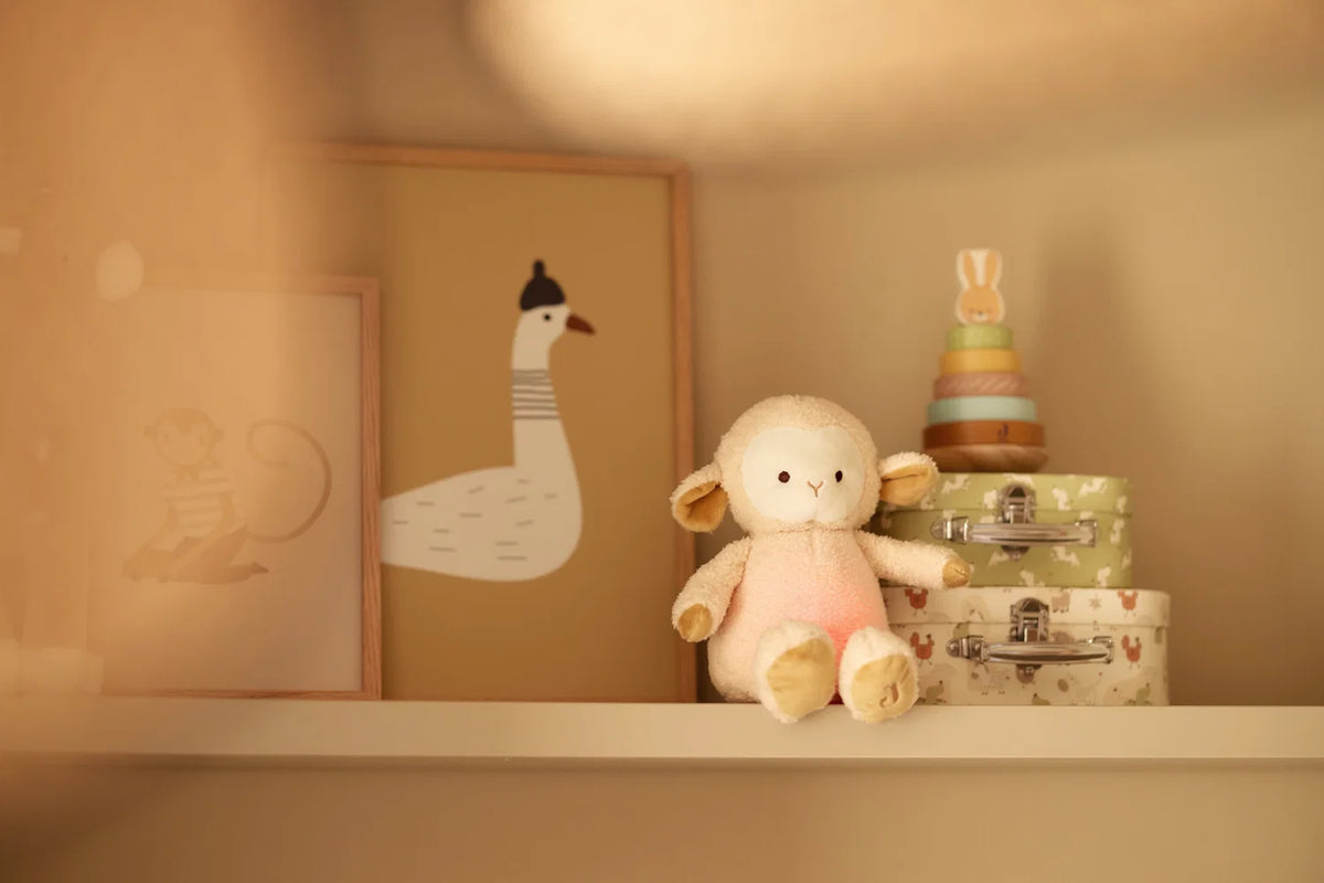 Jollein Knuffel met licht en geluid - Sheep Sonny