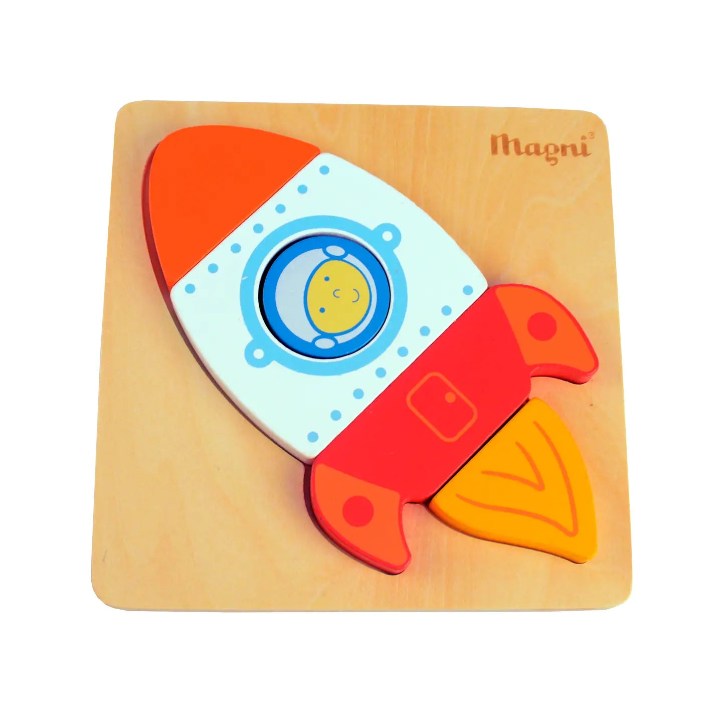 Magni | Houten raketpuzzel