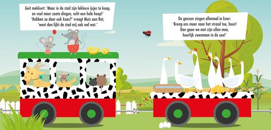 Puzzeltrein boerderijdieren