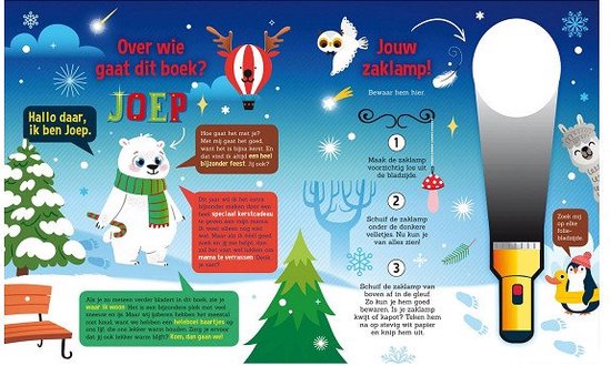 Zaklampboek - Speuren in de kerstwereld