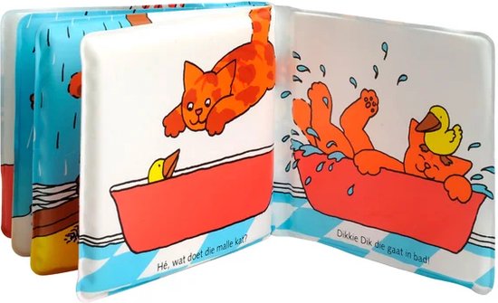Dikkie Dik gaat in bad (badboekje + 2 badspeeltjes)