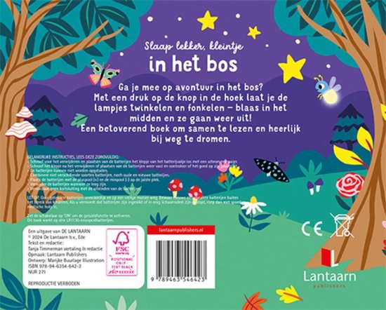 Lampjesboek Slaap lekker, kleintje - In het bos