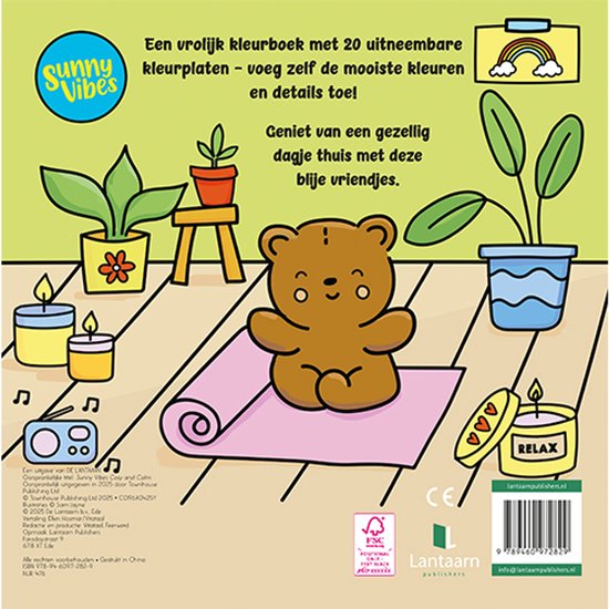 Cosy kleurboek - Cosy and Calm (Sunny vibes)