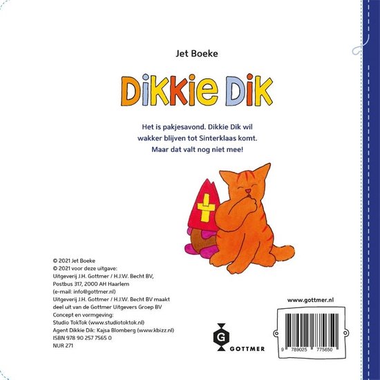 Dikkie Dik wacht op Sinterklaas