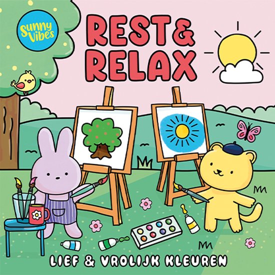 Cosy kleurboek - Rest & Relax (Sunny vibes)