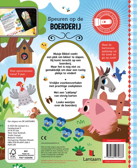 Zaklampboek - speuren op de boerderij