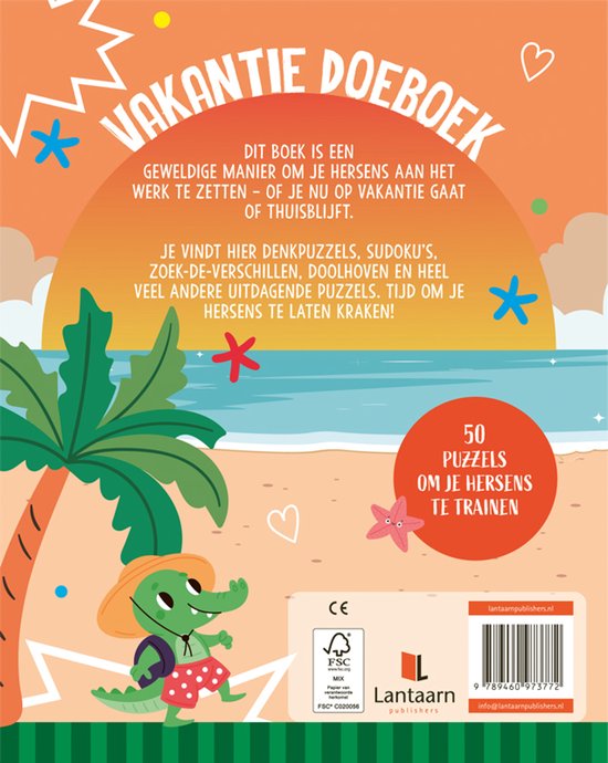 Vakantiedoeboek voor kids (v.a. 6 jaar)