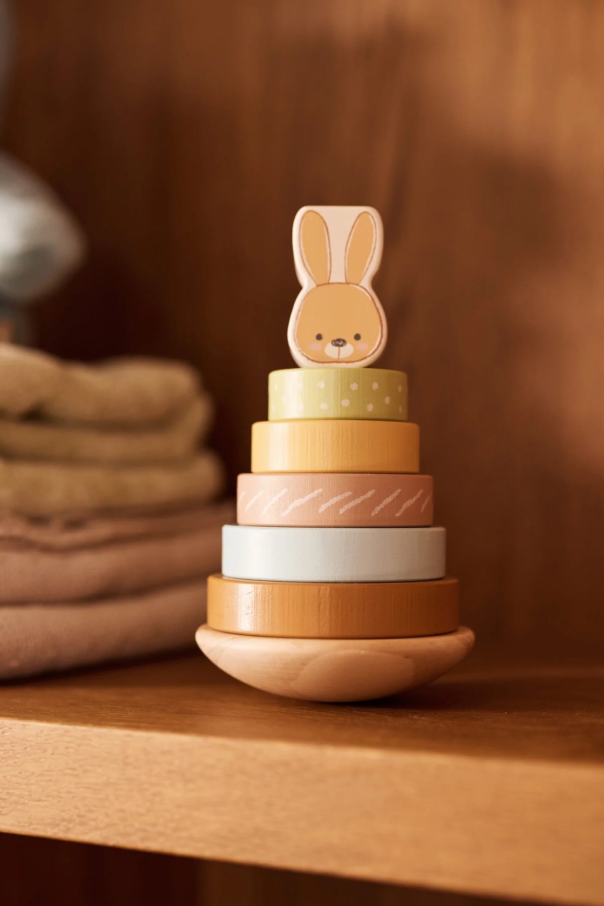 Jollein Houten Tuimelstapelaar Bunny Luz