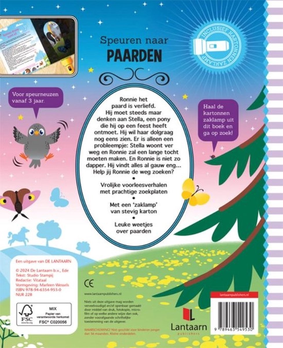 Zaklampboek - Speuren naar paarden