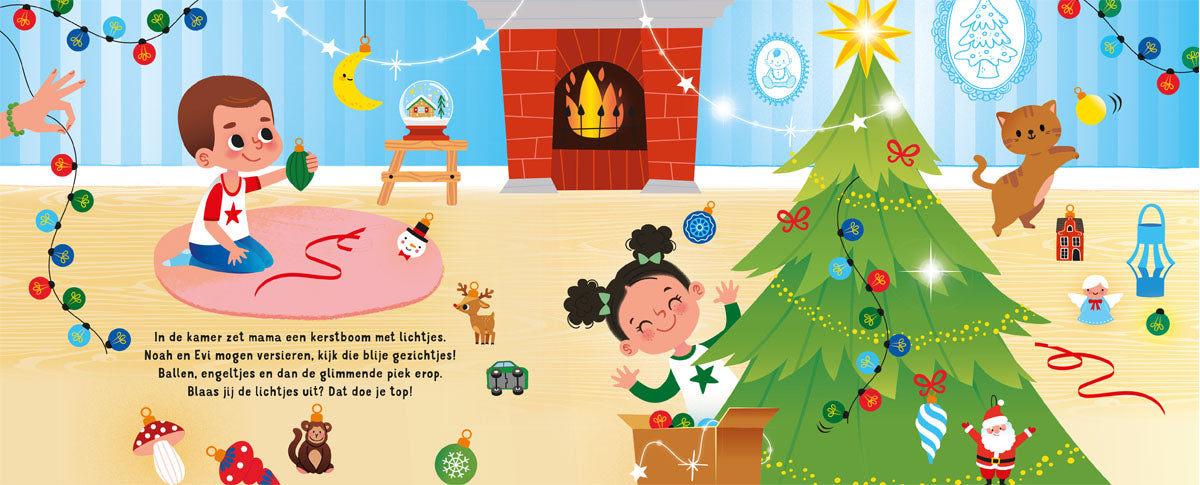 Lampjesboek Slaap lekker, kleintje - Kerstmis