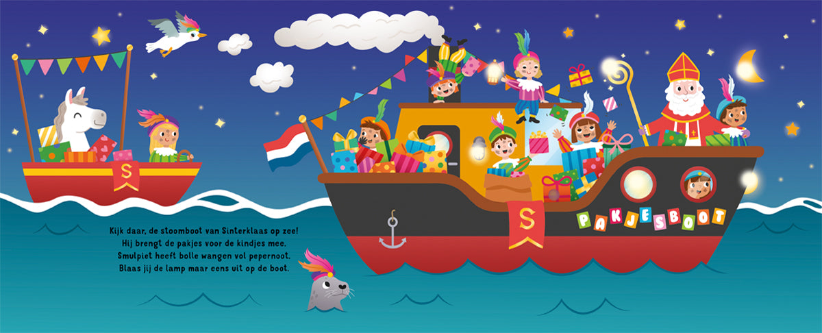 Lampjesboek Slaap lekker, kleintje - Sinterklaas