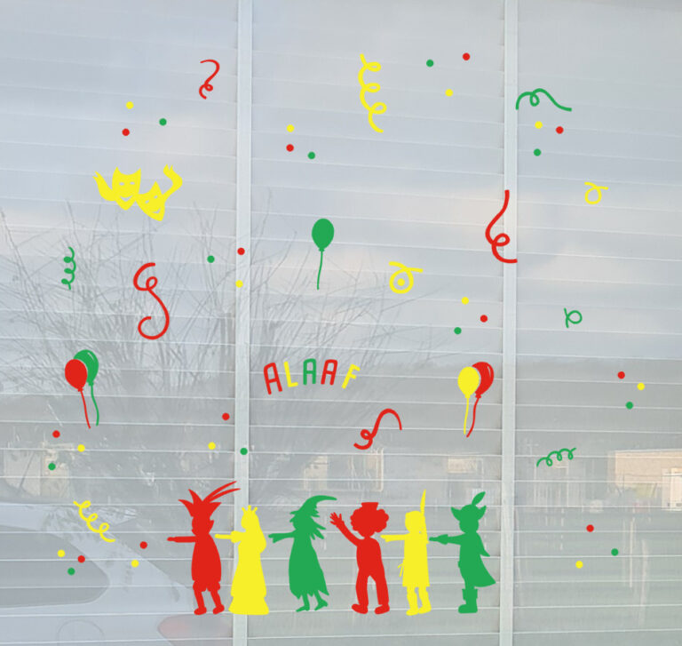 Raamsticker polonaise set