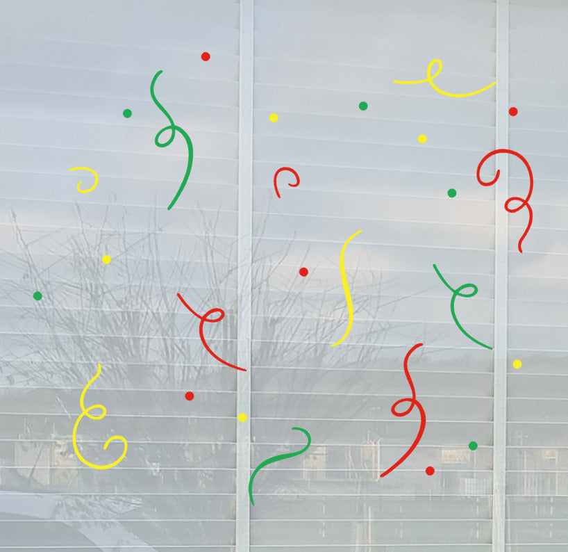 Raamsticker serpentine