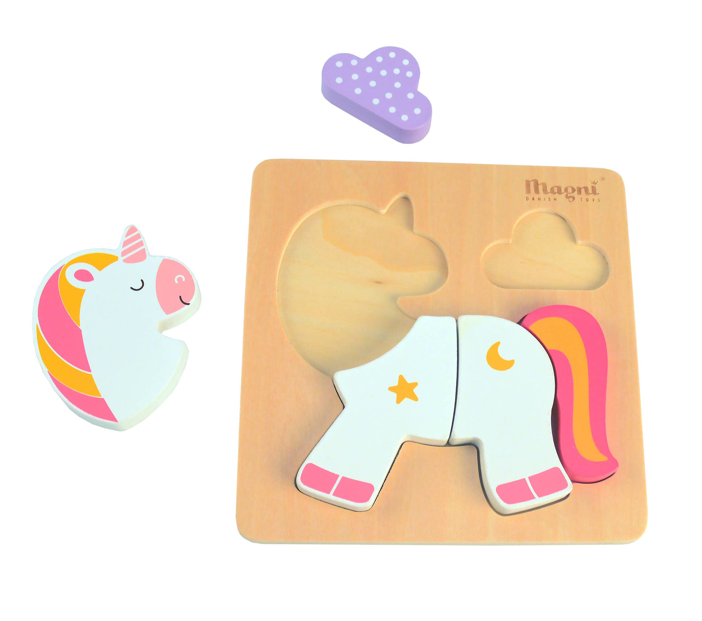 Magni | Houten unicornpuzzel