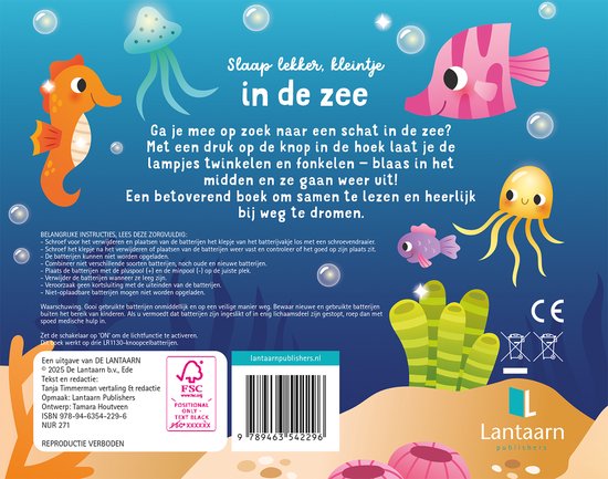 Lampjesboek Slaap lekker, kleintje - In de zee