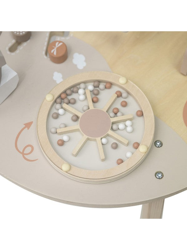 Beige Activiteitentafel Label Label