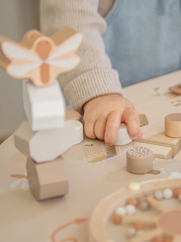 Beige Activiteitentafel Label Label