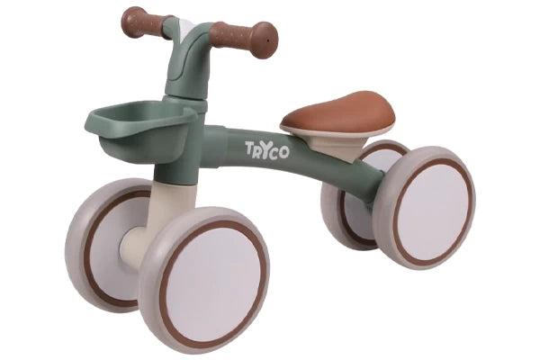 Luna Ride-On Loopfiets (in beige, groen, roze en zwart) | Tryco