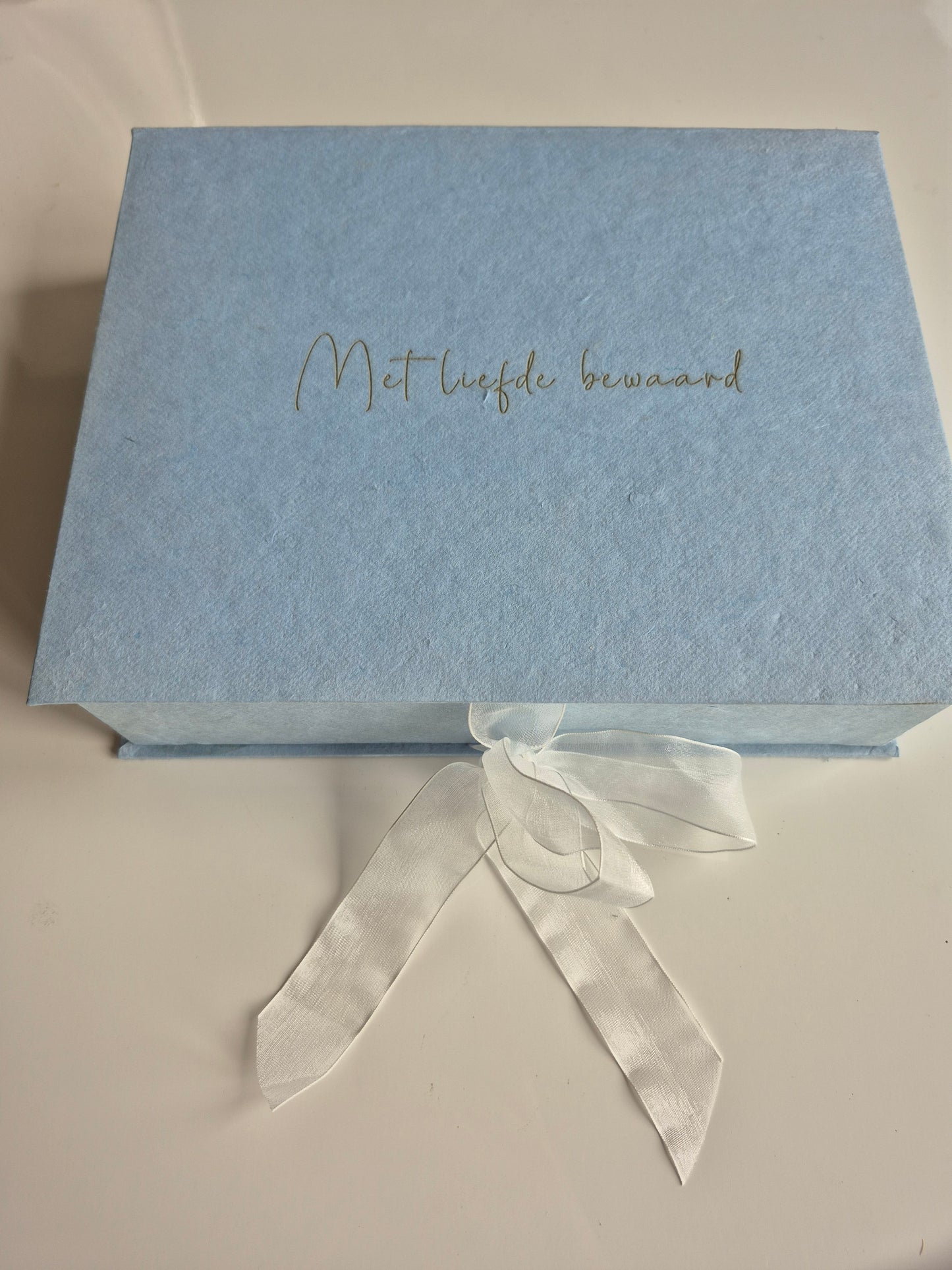 Bewaardoos blauw (2 formaten)