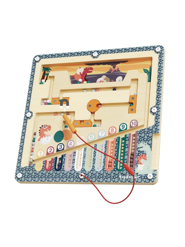 Magnetisch doolhof dinosaurussen- Topbright