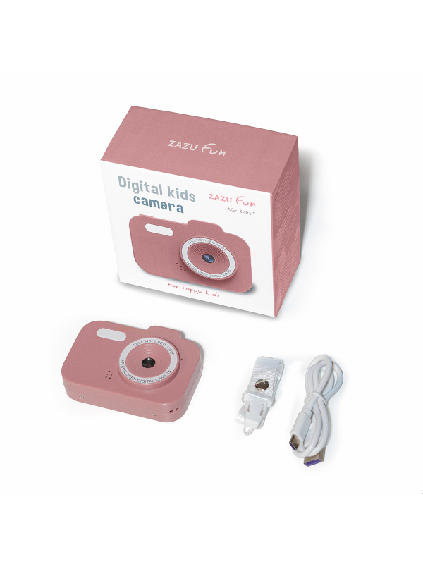 Digitale fotocamera voor kinderen (groen en roze) - Zazu