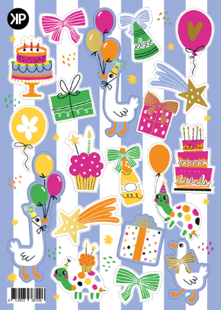 Stickervel Party time