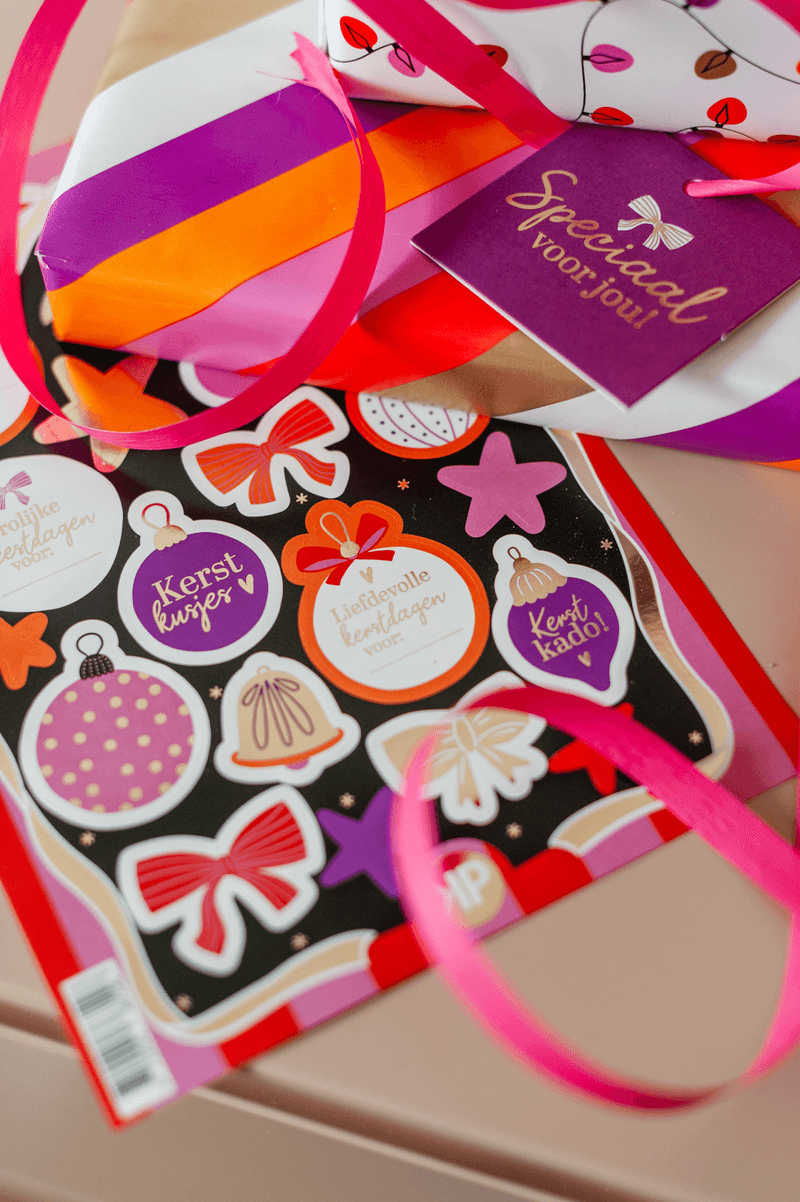 Stickervel Colorful Christmas