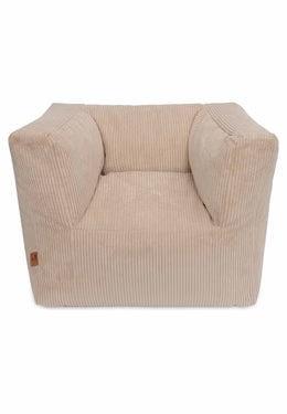 Kinderstoeltje Jollein corduroy naturel (bean bag)