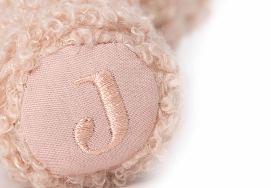 Jollein Rammelaar teddybeer - oud-roze