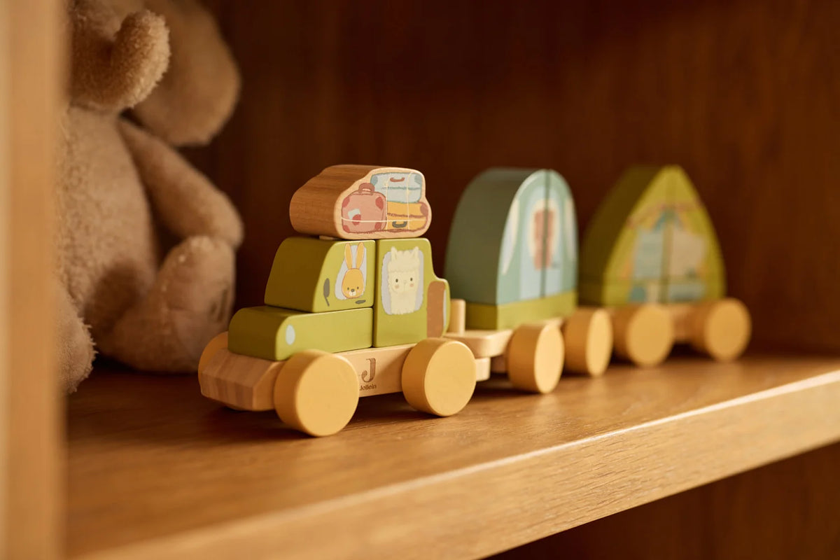 Jollein Houten Speelgoedtrein Jollies Camping