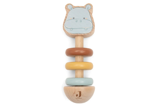 Jollein Houten Rammelaar Hippo Happy