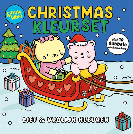 Sunny vibes - Christmas kleurset met 10 alcoholmarkers