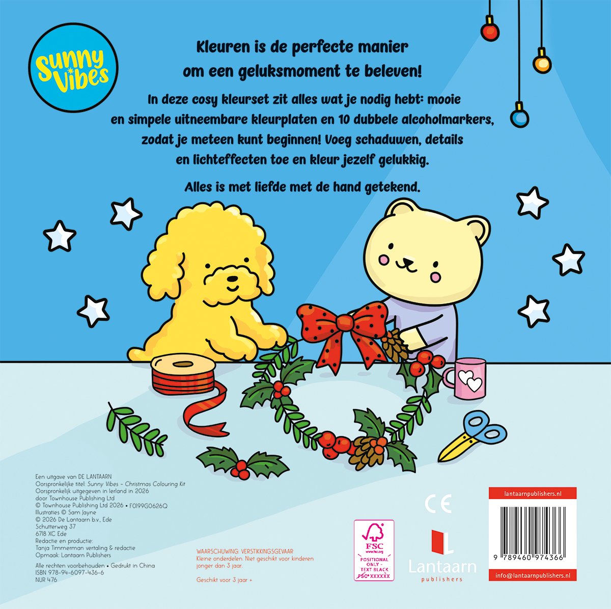 Sunny vibes - Christmas kleurset met 10 alcoholmarkers