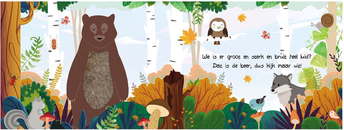 Kijk en voel - Bosdieren