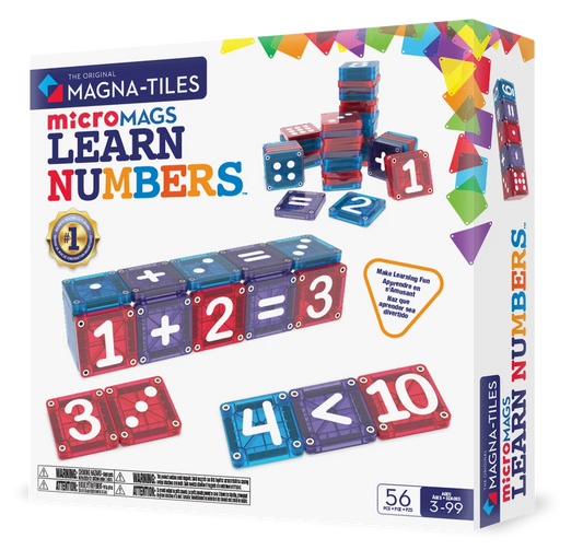 MAGNA-TILES® 56-delige microMAGS Learn Numbers PRE-ORDER OKTOBER