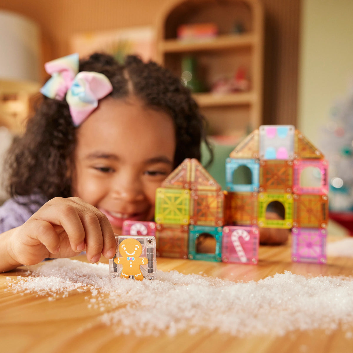 MAGNA-TILES® 24-delige Gingerbread House Travel Set