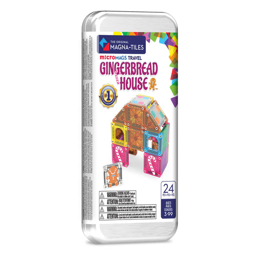 MAGNA-TILES® 24-delige Gingerbread House Travel Set