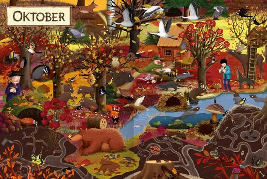 Twaalf maanden in het bos