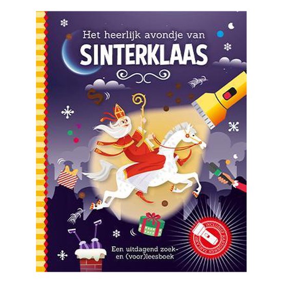 Zaklampboek - Het heerlijk avondje van Sinterklaas