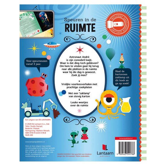 Zaklampboek - Speuren in de ruimte