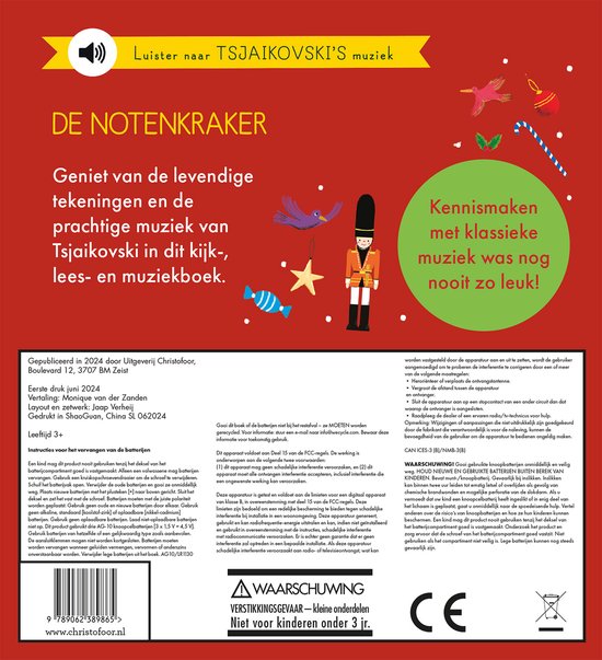 Het verhalenorkest - De notenkraker (stevig peuterboekje)