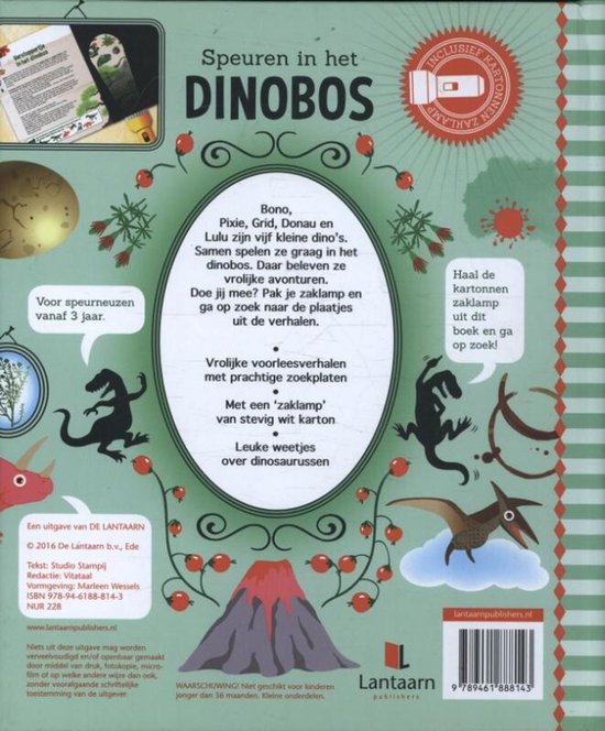 Zaklampboek - Speuren in het dinobos