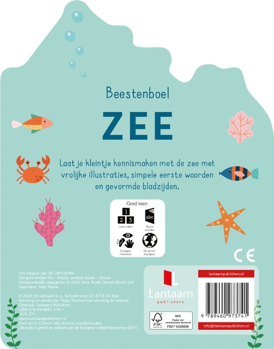 Peuterboek Beestenboel - Zee