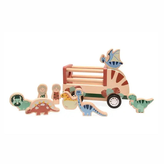 Magni | Dino auto met 8 figuren