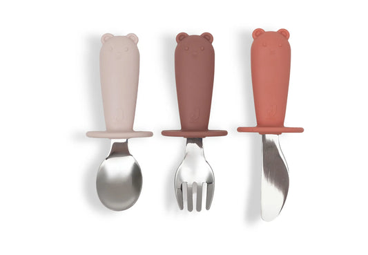 Jollein siliconen bestekset - blush