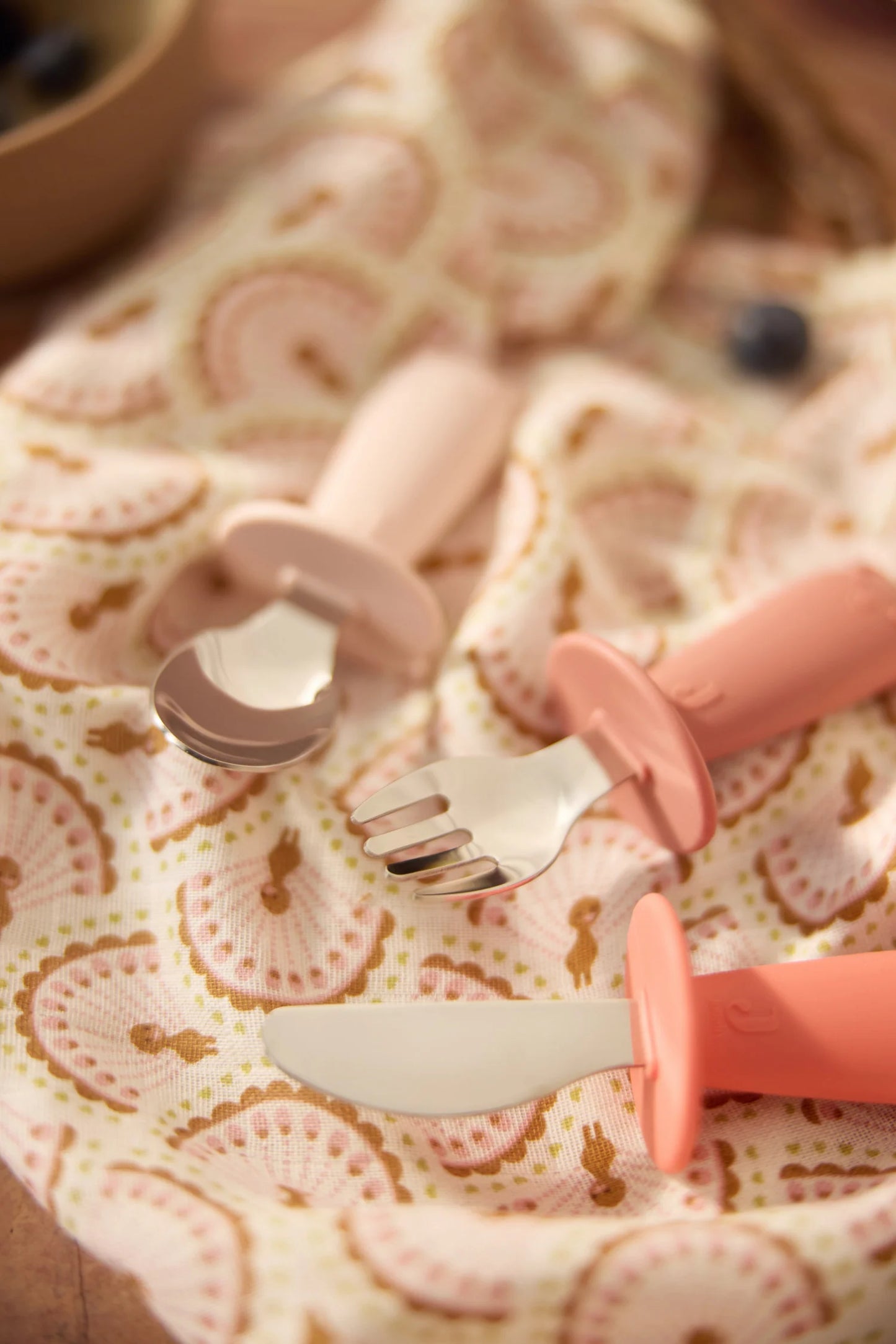 Jollein siliconen bestekset - blush